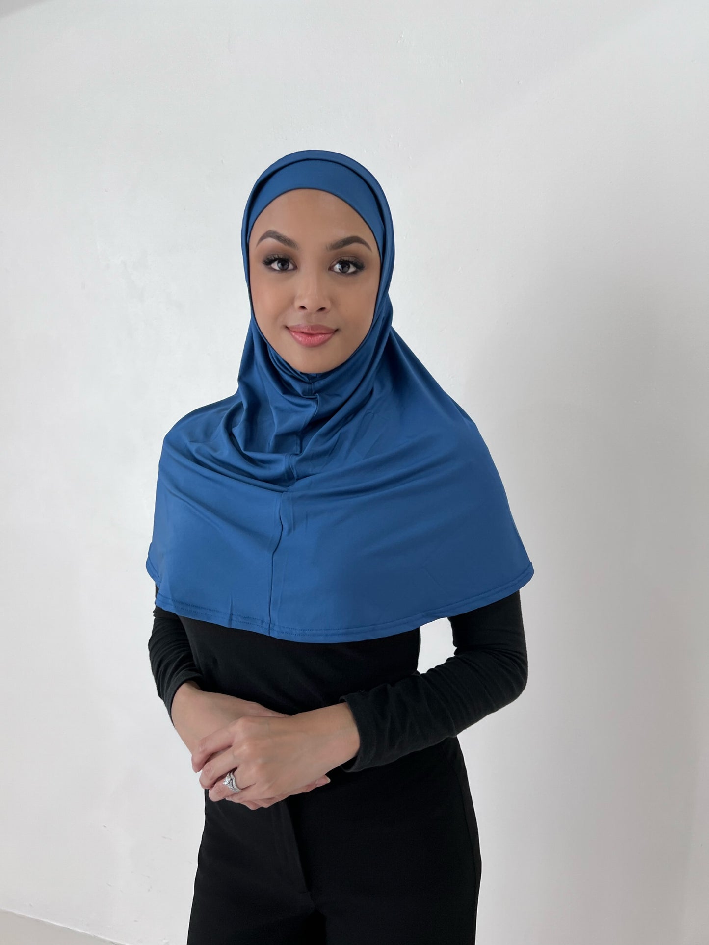 Deep Blue Two Piece Amira Hijab Set