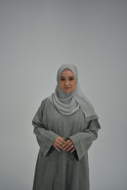 Iman Linen 4 piece Abaya Set