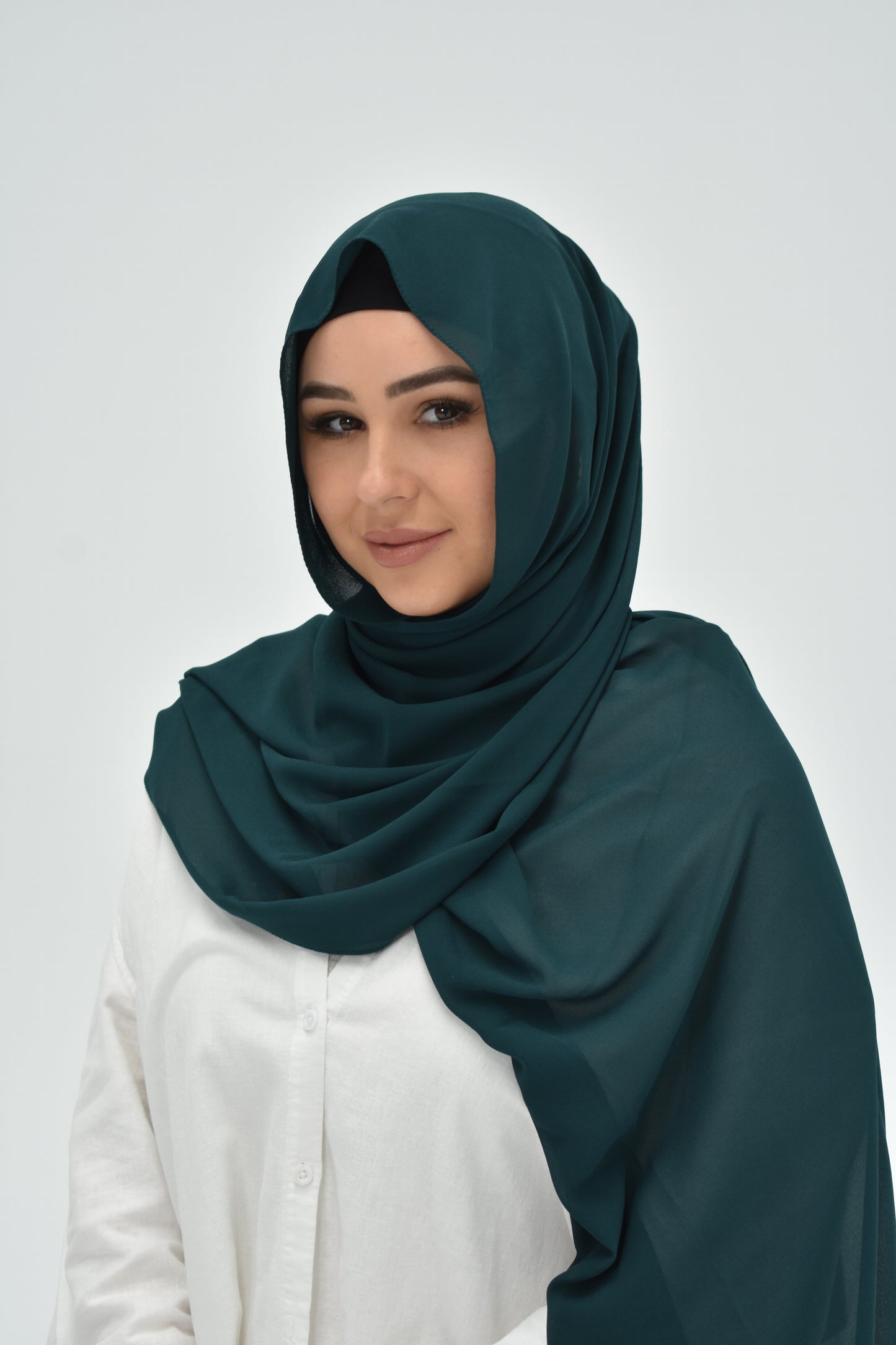 Aina Chiffon - Emerald