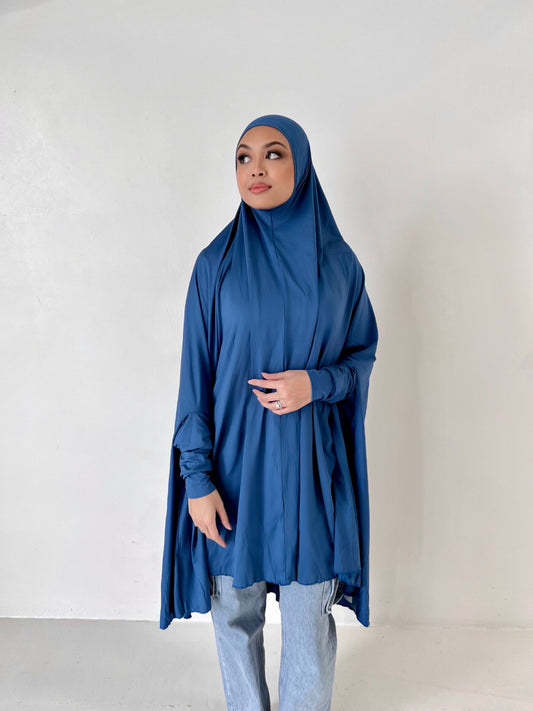 Deep Blue Jilbab