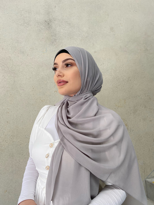 Wasan Chiffon-Light Grey