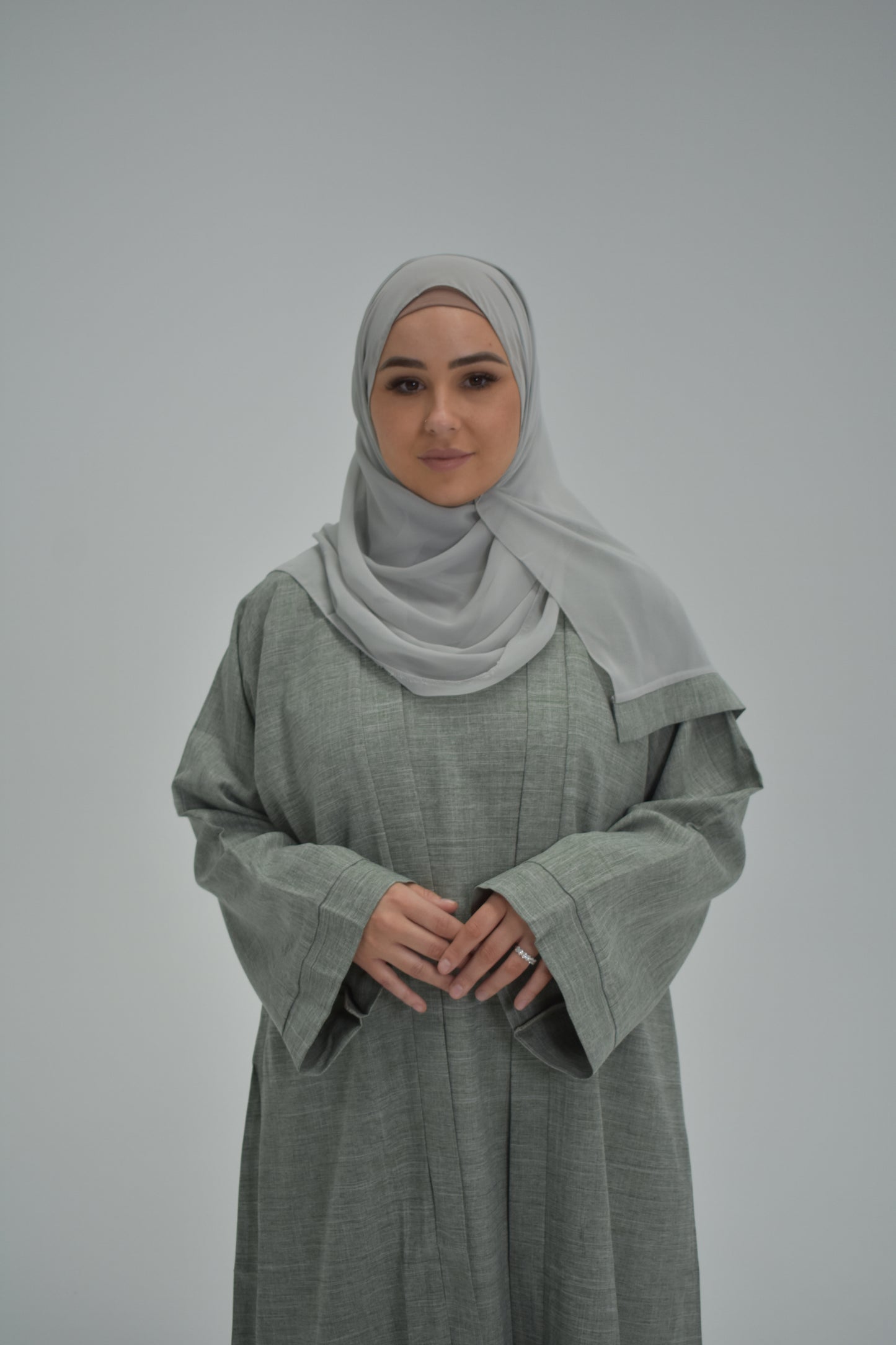 Iman Linen 4 piece Abaya Set