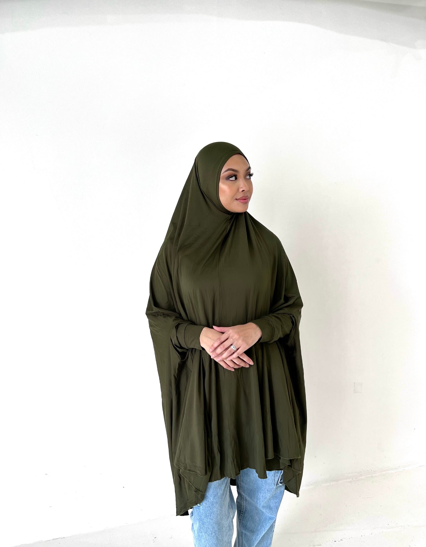 Dark Khaki Green Jilbab