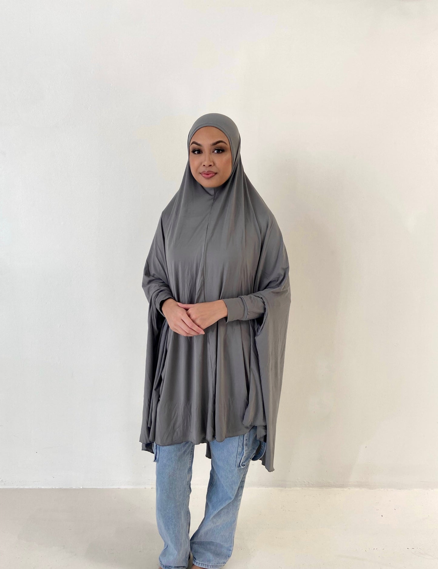 Grey Jilbab