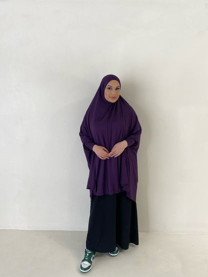 Dark Purple Jilbab