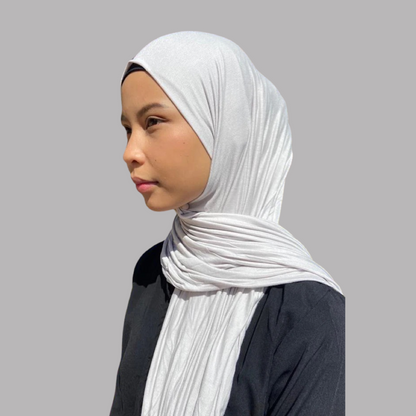 Zuhoor Cotton Jersey-Light Grey