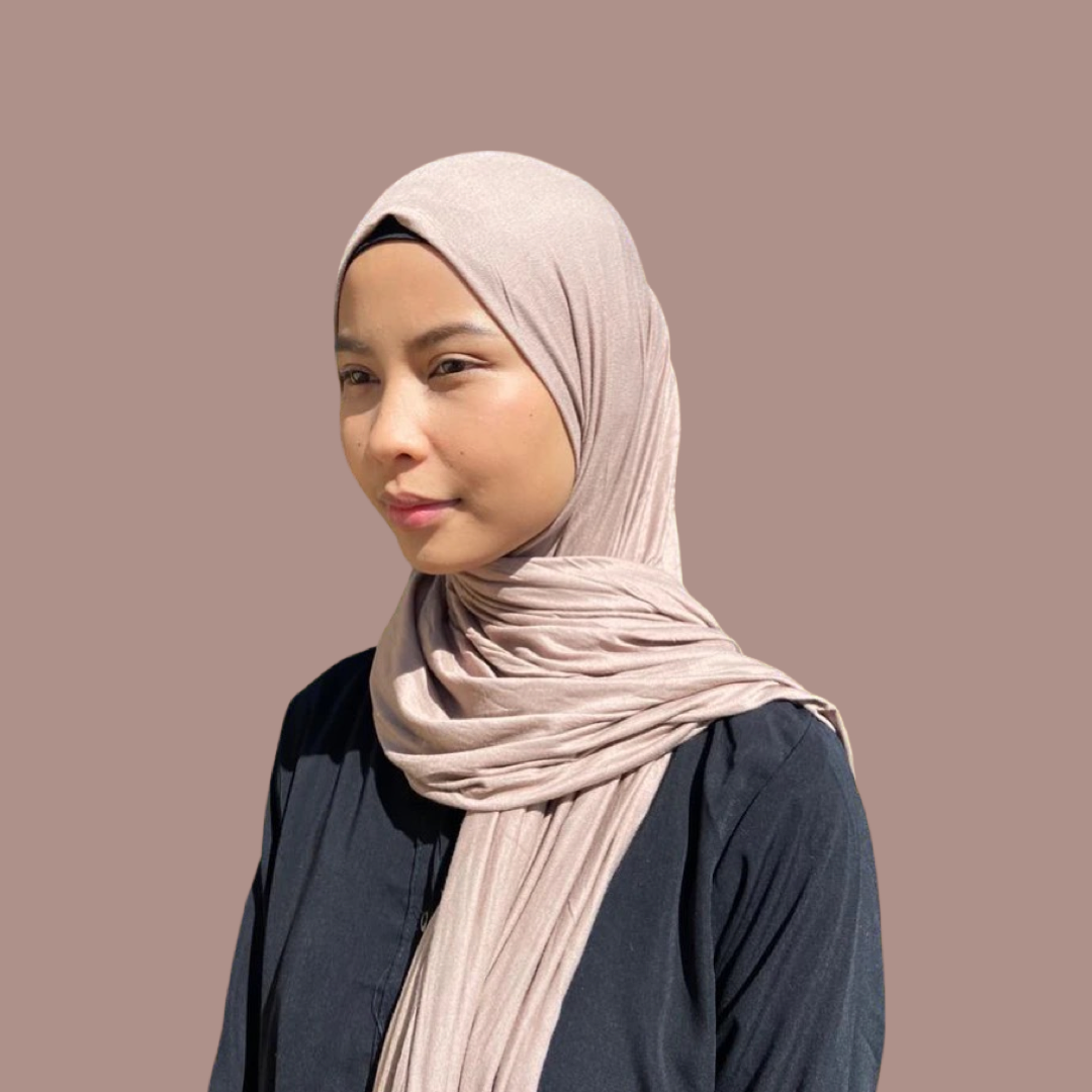 Aseel Cotton Jersey-Warm Nude