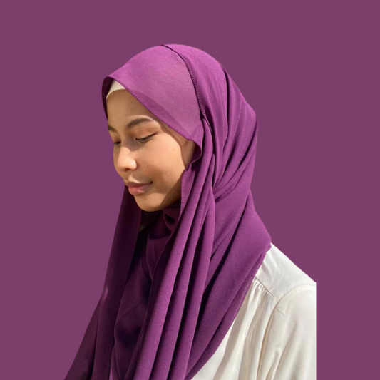 Khadija Chiffon-Purple